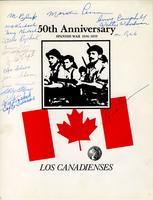 Signed Promotional Advertisements for Los Canadienses, 1989 thumbnail