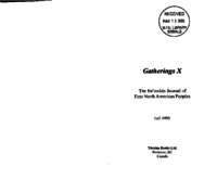 Gatherings Vol. 010 (1999) - PDF thumbnail